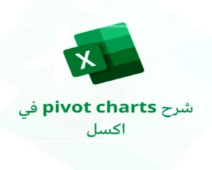 شرح pivot charts في اكسل