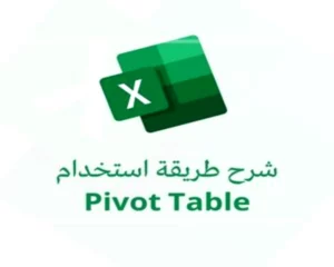 شرح طريقة استخدام Pivot Table