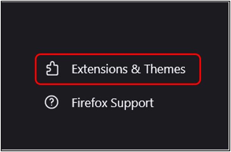 "Extensions & Themes"